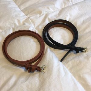Two Skinny Belts